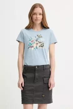 Хлопковая футболка THE PERFECT TEE Levi'S, синий