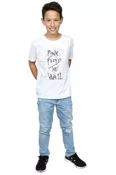 Хлопковая футболка The Wall Pink Floyd, белый