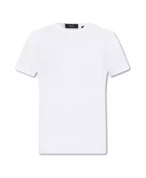 Хлопковая футболка Theory, белый