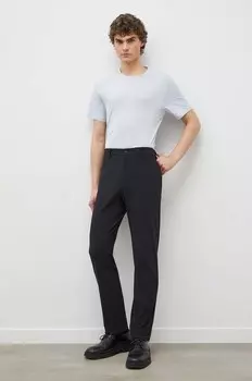 Хлопковая футболка Theory, синий