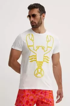 Хлопковая футболка THOM Vilebrequin, белый