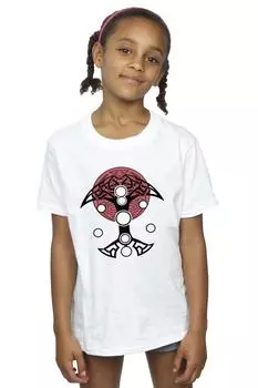 Хлопковая футболка Thor Love And Thunder Circles Marvel, белый