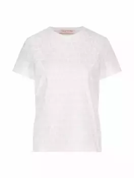 Хлопковая футболка Toile Iconographe Valentino Garavani, белый