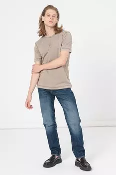 Хлопковая футболка Tokks Boss, бежевый