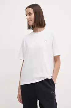 Хлопковая футболка Tommy Hilfiger, белый