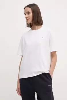 Хлопковая футболка Tommy Hilfiger, белый