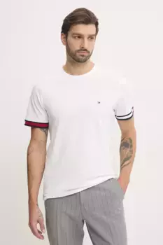 Хлопковая футболка Tommy Hilfiger, белый