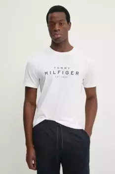 Хлопковая футболка Tommy Hilfiger, белый