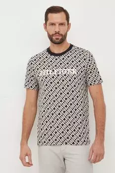 Хлопковая футболка Tommy Hilfiger, черный