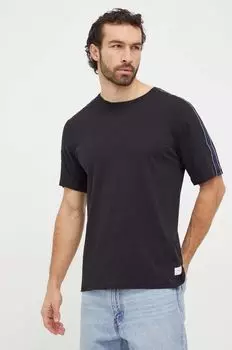 Хлопковая футболка Tommy Hilfiger, черный