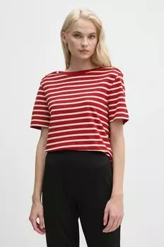 Хлопковая футболка Tommy Hilfiger, красный