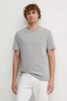 Хлопковая футболка Tommy Hilfiger, серый