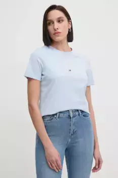 Хлопковая футболка Tommy Hilfiger, синий