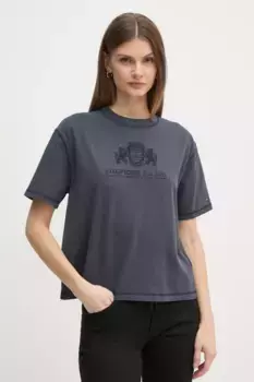 Хлопковая футболка Tommy Hilfiger, синий