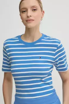 Хлопковая футболка Tommy Hilfiger, синий