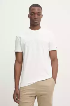 Хлопковая футболка Tommy Jeans, белый