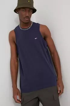 Хлопковая футболка Tommy Jeans, белый