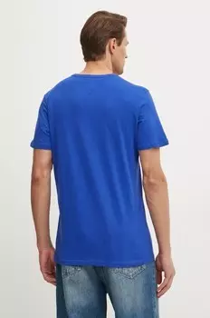 Хлопковая футболка Tommy Jeans, синий