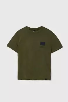 Хлопковая футболка Tommy Jeans, зеленый