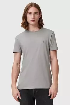 Хлопковая футболка TONIC Allsaints, серый