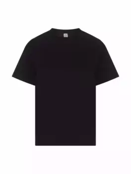 Хлопковая футболка TOTEME, черный
