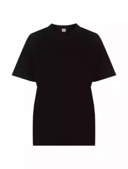 Хлопковая футболка TOTEME, черный