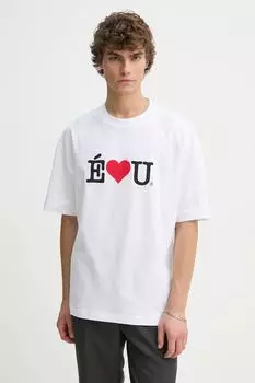 Хлопковая футболка tudes Studio, белый