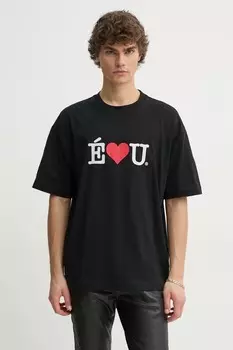 Хлопковая футболка tudes Studio, черный