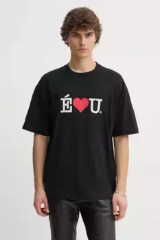 Хлопковая футболка tudes Studio, черный