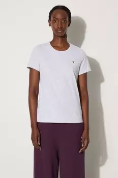 Хлопковая футболка Uma Wood Wood, серый