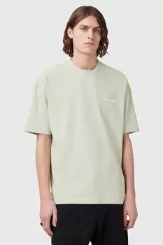 Хлопковая футболка UNDERGROUND Allsaints, зеленый