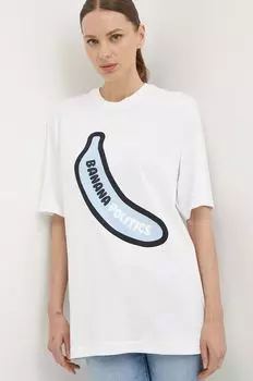 Хлопковая футболка United Colors of Benetton, белый