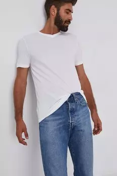 Хлопковая футболка United Colors of Benetton, белый