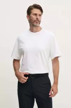 Хлопковая футболка United Colors of Benetton, белый