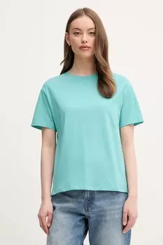 Хлопковая футболка United Colors Of Benetton, бирюзовый