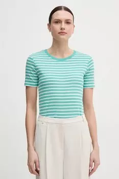 Хлопковая футболка United Colors Of Benetton, бирюзовый