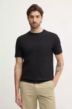 Хлопковая футболка United Colors Of Benetton, черный