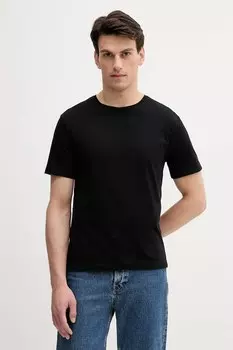 Хлопковая футболка United Colors Of Benetton, черный