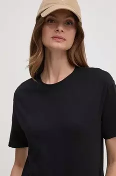 Хлопковая футболка United Colors of Benetton, черный