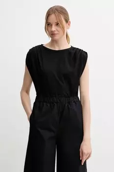 Хлопковая футболка United Colors Of Benetton, черный