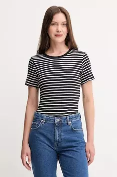 Хлопковая футболка United Colors Of Benetton, черный