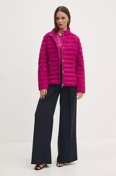 Хлопковая футболка United Colors of Benetton, фиолетовый