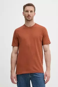 Хлопковая футболка United Colors Of Benetton, оранжевый