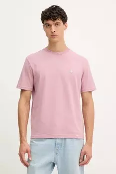 Хлопковая футболка United Colors Of Benetton, розовый