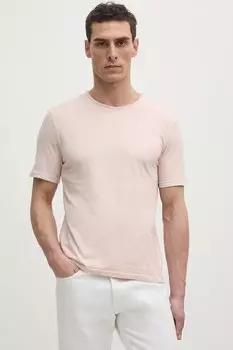 Хлопковая футболка United Colors Of Benetton, розовый