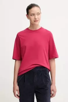 Хлопковая футболка United Colors Of Benetton, розовый