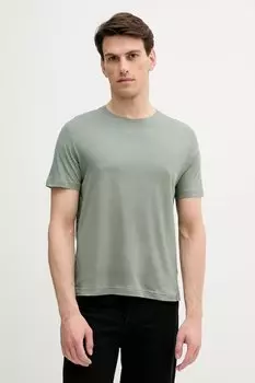 Хлопковая футболка United Colors Of Benetton, серый