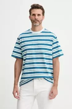 Хлопковая футболка United Colors Of Benetton, синий