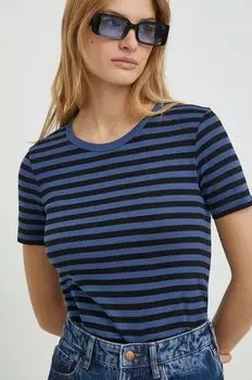 Хлопковая футболка United Colors of Benetton, синий