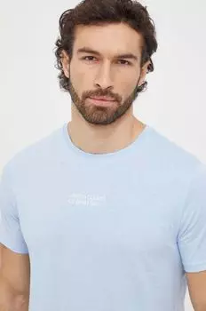 Хлопковая футболка United Colors of Benetton, синий